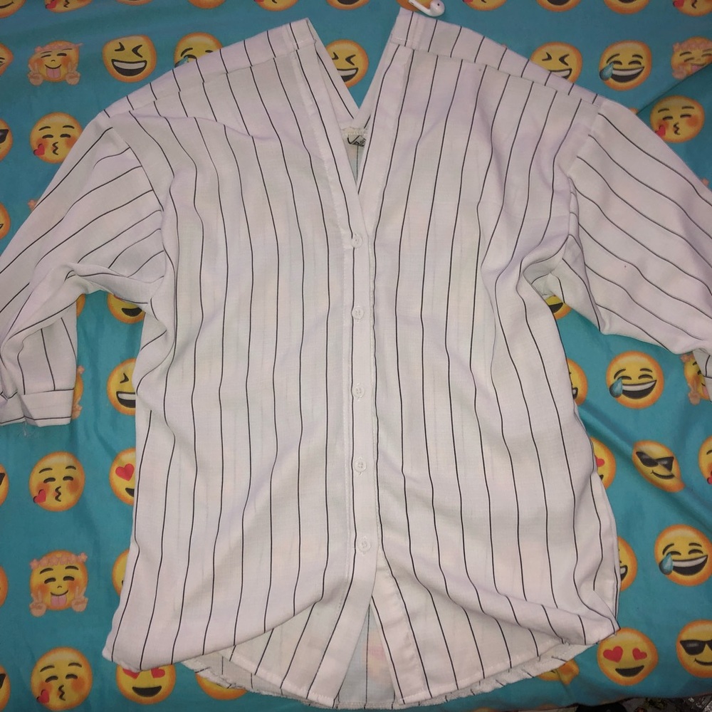 Button Stripe Shirt